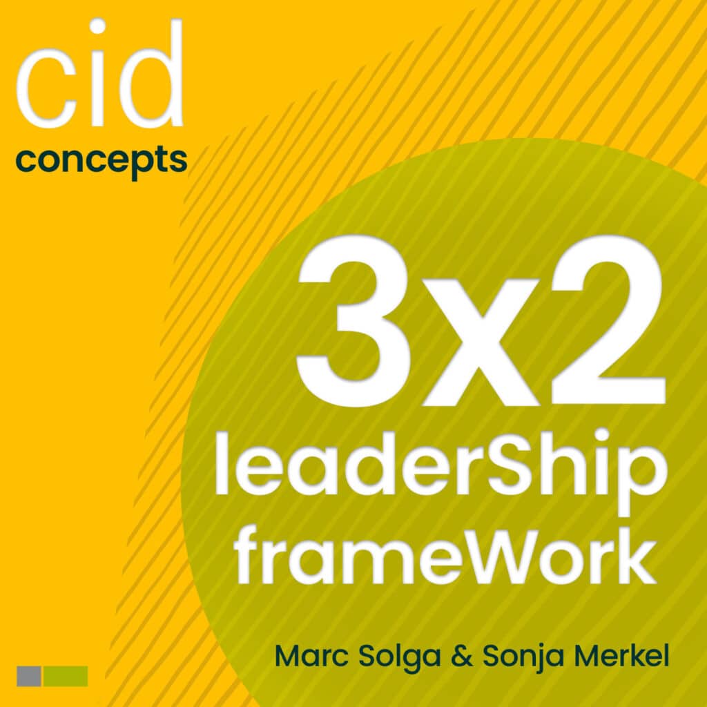 Cover cidPodcast "3x2 Leadership Framework."